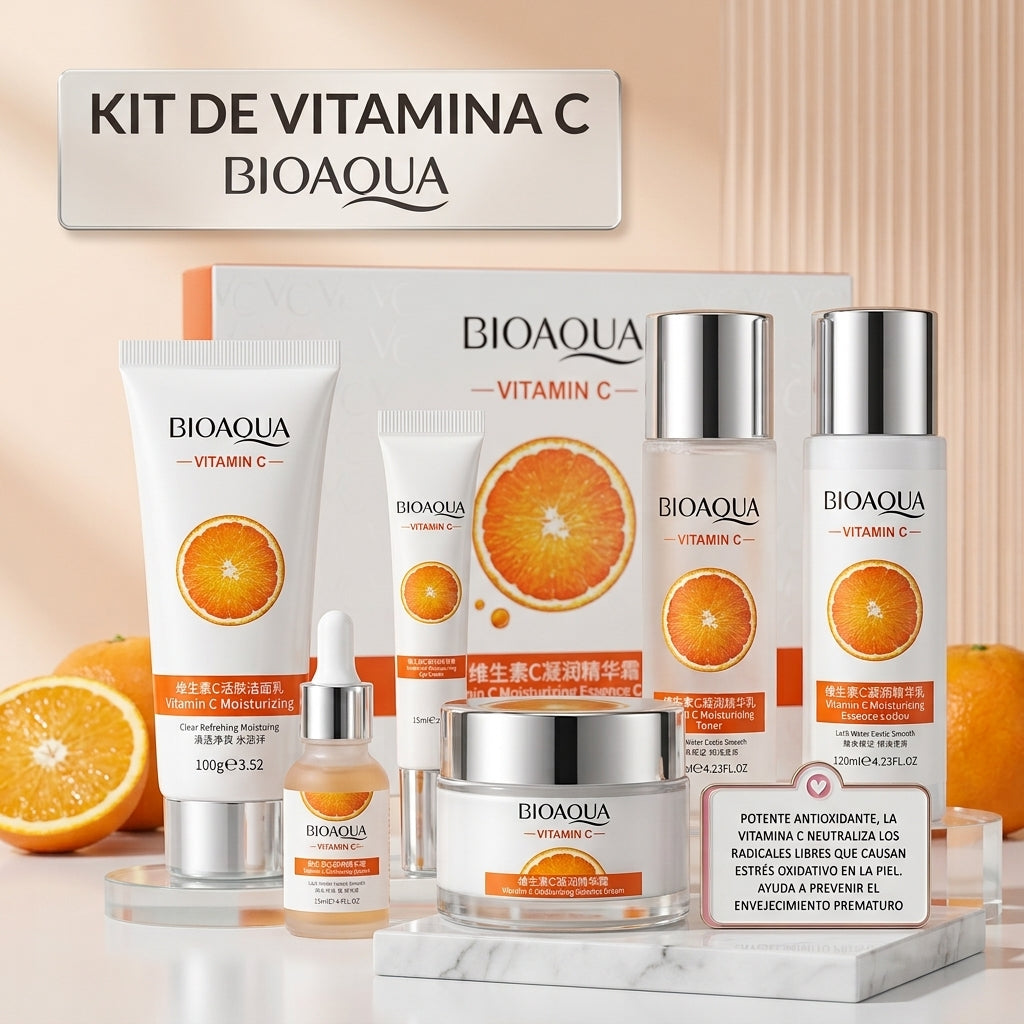 KIT VITAMINA C BIOAQUA CAJA DE LUJO™